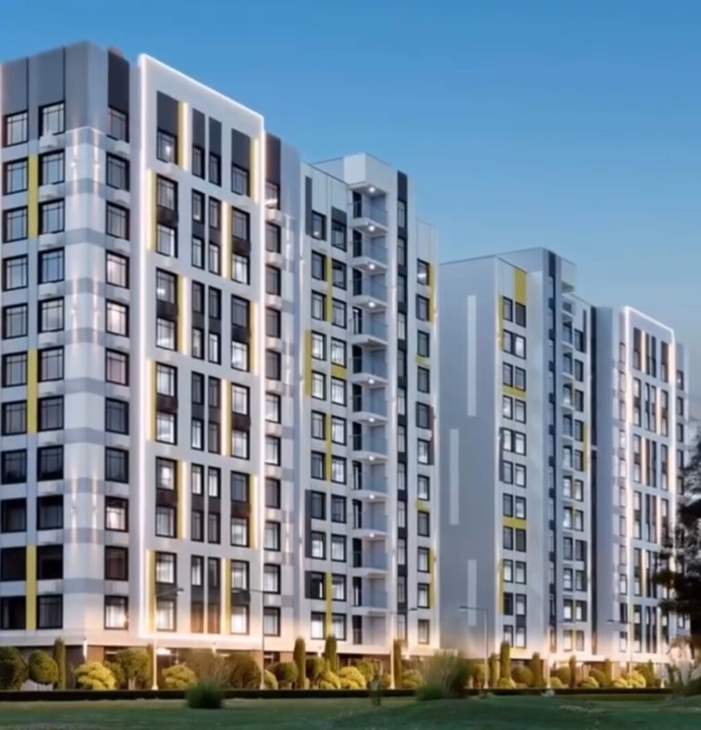 2 комнаты, 78 м², Кок-Жар ж/м Элитка, 11 этаж, ПСО (под самоотделку): фото 8