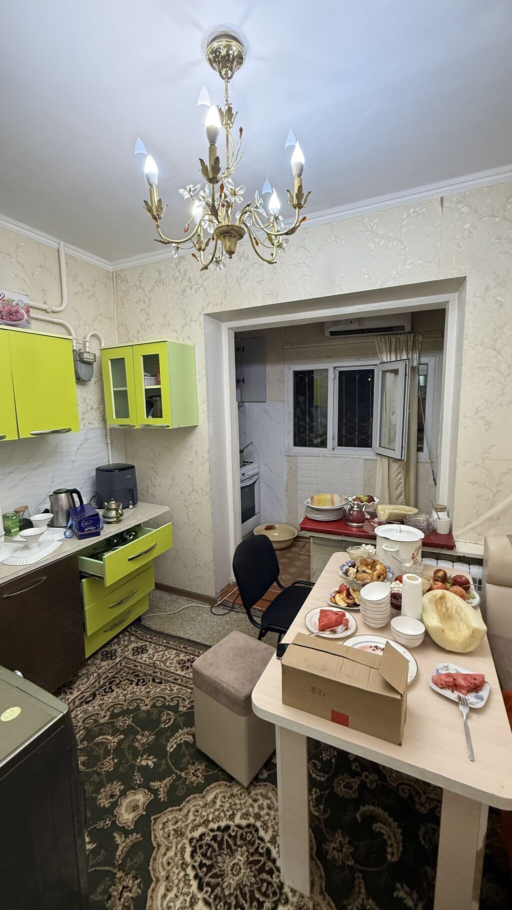 2 комнаты, 53 м², 7 мкр 106 серия, 1 этаж, Косметический ремонт: фото 1