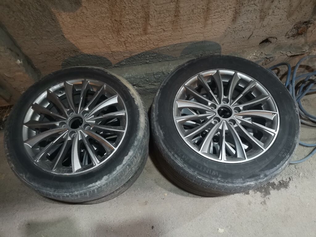 Колеса в сборе 225 / 55 / R 17, Лето, Б/у, Комплект, Легковые, Литые, отверстий - 5: фото 6