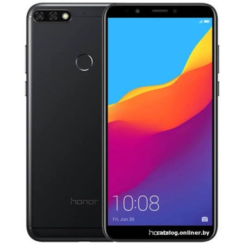 Honor 7, Б/у, 32 ГБ, цвет - Черный, 2 SIM