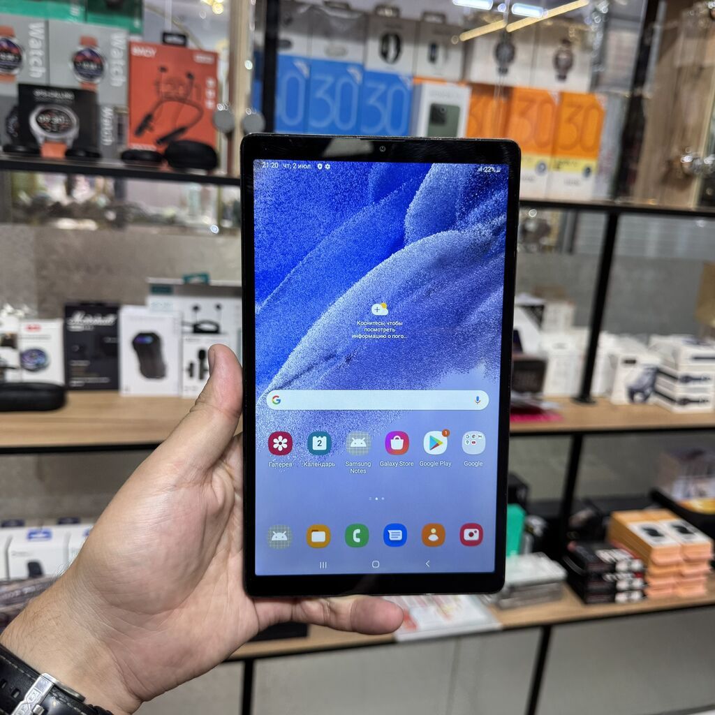 Планшет, Samsung, память 32 ГБ, 4G (LTE), Б/у, Классический цвет - Серый: фото 7