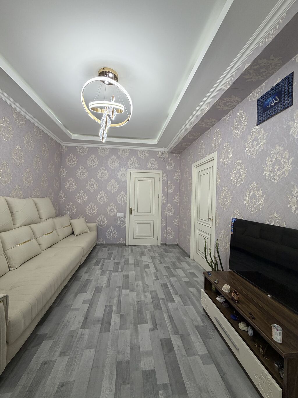 2 otaqlı, 56 kv. m, Yeni təmirli