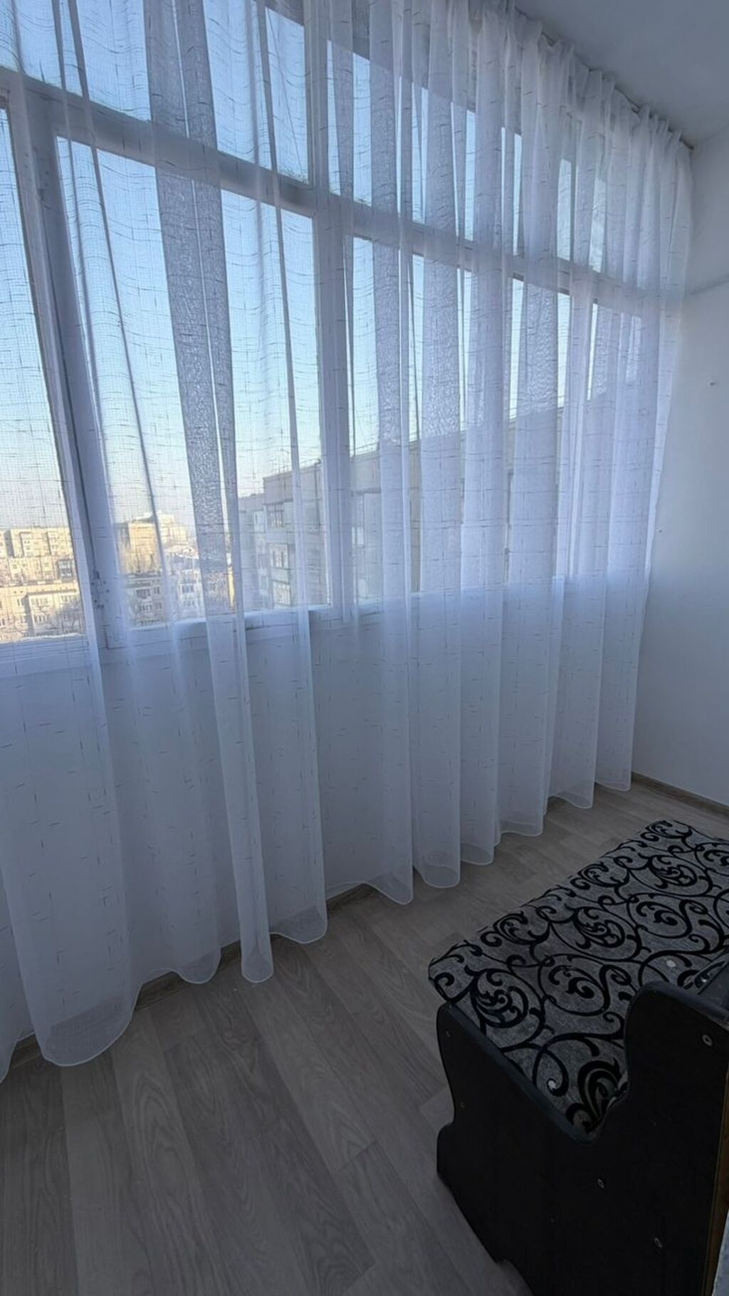 1 комната, 37 м², Аламедин-1 мкр 105 серия, 9 этаж, Свежий ремонт: фото 5