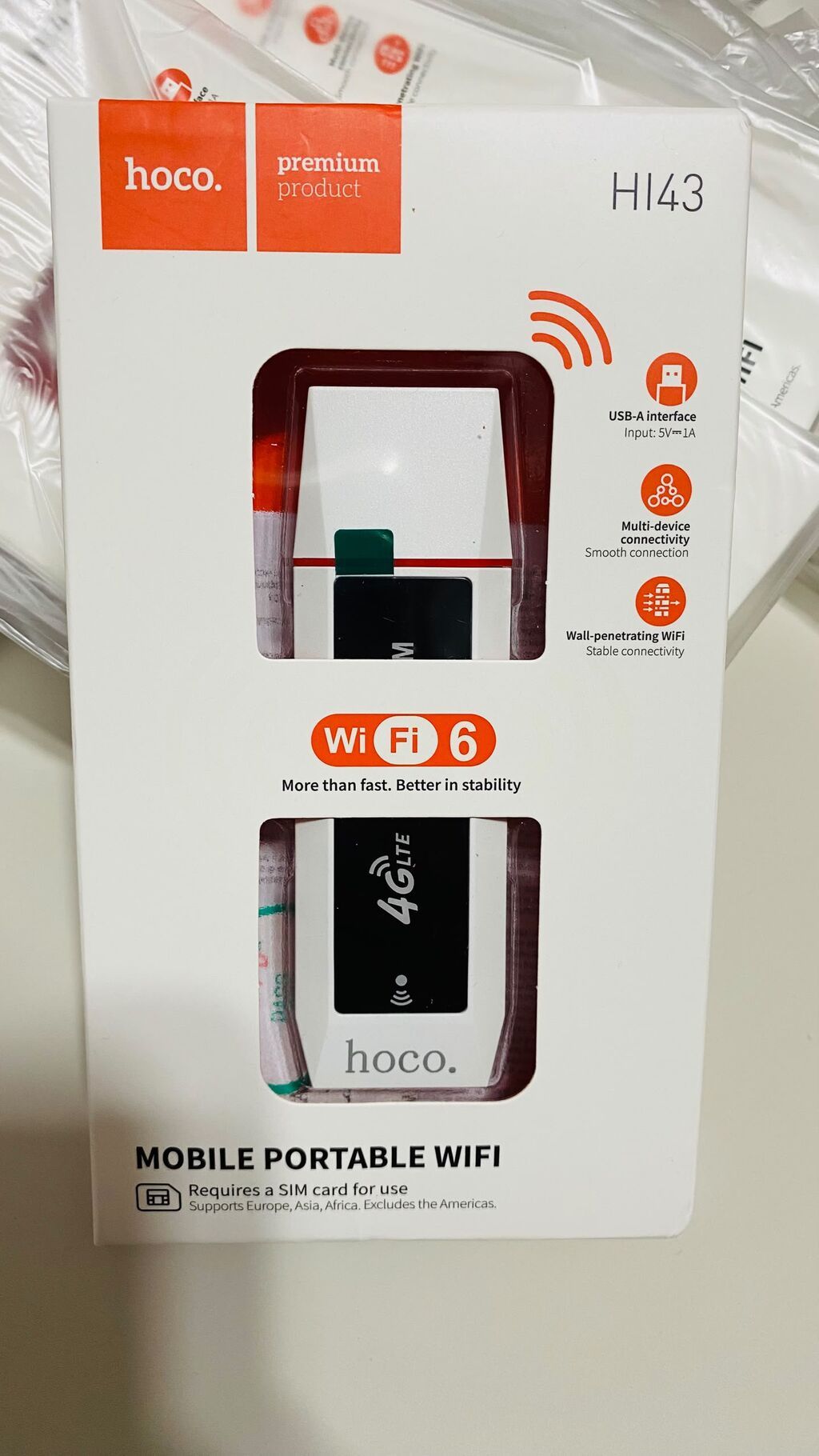 HOCO HI43 Portable Wi-Fi 6 4G LTE USB модем Оставайтесь на связи в: фото 8