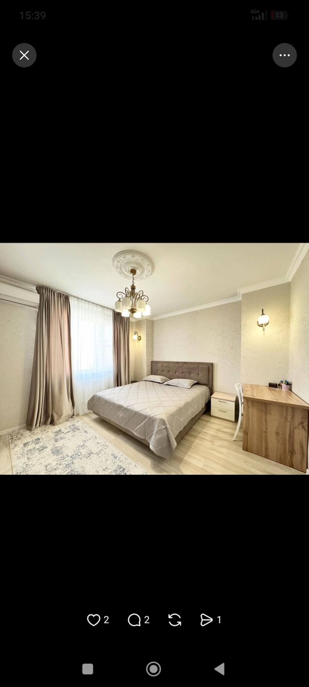1 комната, Азия Молл, Душевая кабина, Постельное белье, Кондиционер, фото 2