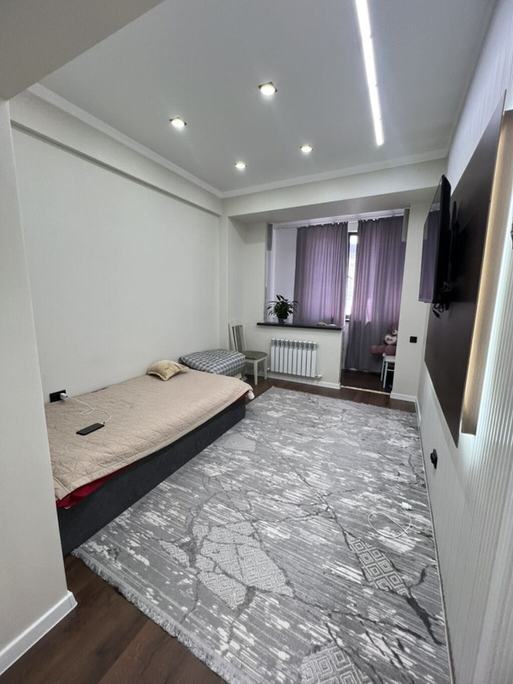 1 комната, 50 м², Тунгуч мкр Элитка, 3 этаж, Свежий ремонт: фото 3
