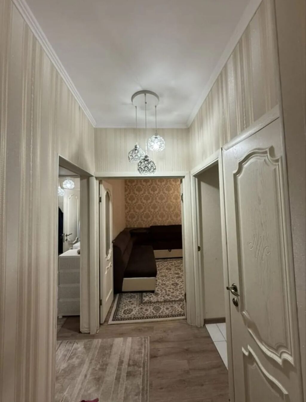 3 комнаты, 63 м², Аламедин-1 мкр 105 серия, 1 этаж, Евроремонт: фото 6