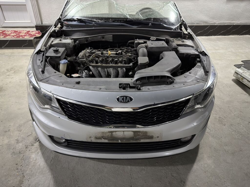 Передний клип (передняя часть кузова) kia k 5 (JF) белого цвета: фото 7
