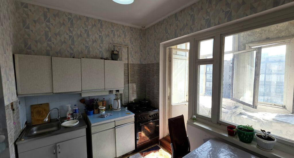1 комната, 40 м², Аламедин-1 мкр 106 серия, 9 этаж, Старый ремонт: фото 6