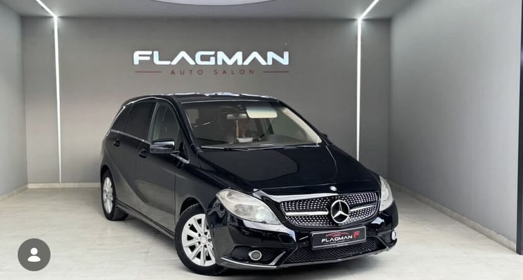 Mercedes-Benz B-Class 2012, 1.6 л, автомат, черный: фото 1