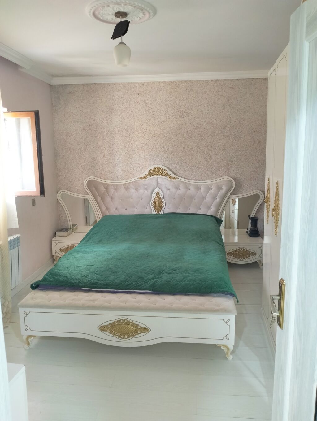2 otaqlı həyət evi - Plan: 2 yataq otağı, qonaq otağı, mətbəx və