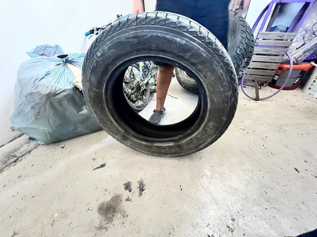 Зимние автомобильные шины без шипов (липучка), комплект из 4 шт. -: фото 2