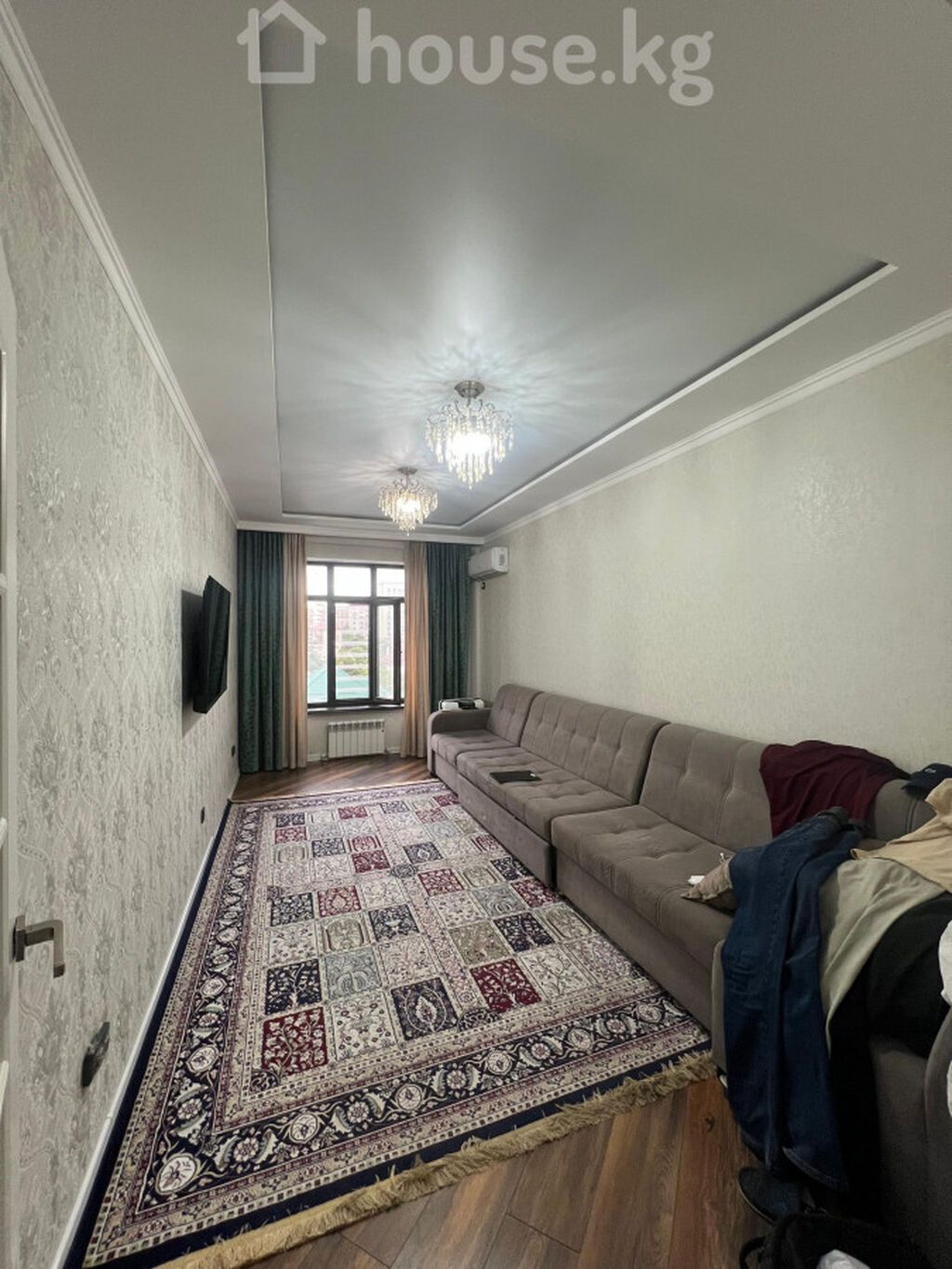 2 комнаты, 52 м², ул. Калык Акиева Элитка, 9 этаж, Евроремонт: фото 2