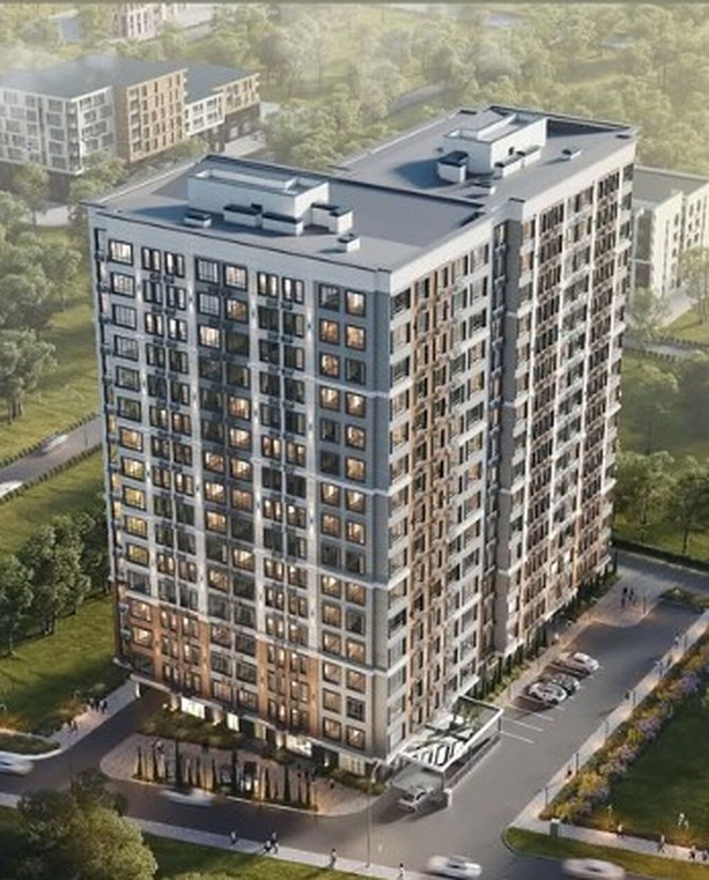 1 комната, 45 м², Джал-15 Элитка, 3 этаж, ПСО (под самоотделку): фото 3
