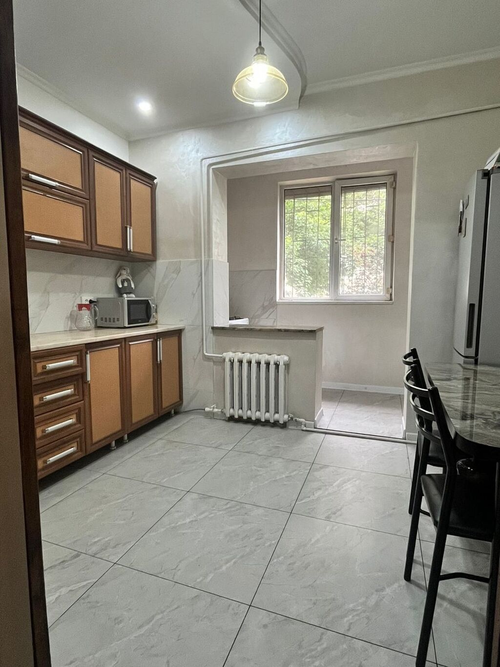 2 комнаты, 77 м², Учкун мкр 106 серия, 1 этаж, Евроремонт: фото 1