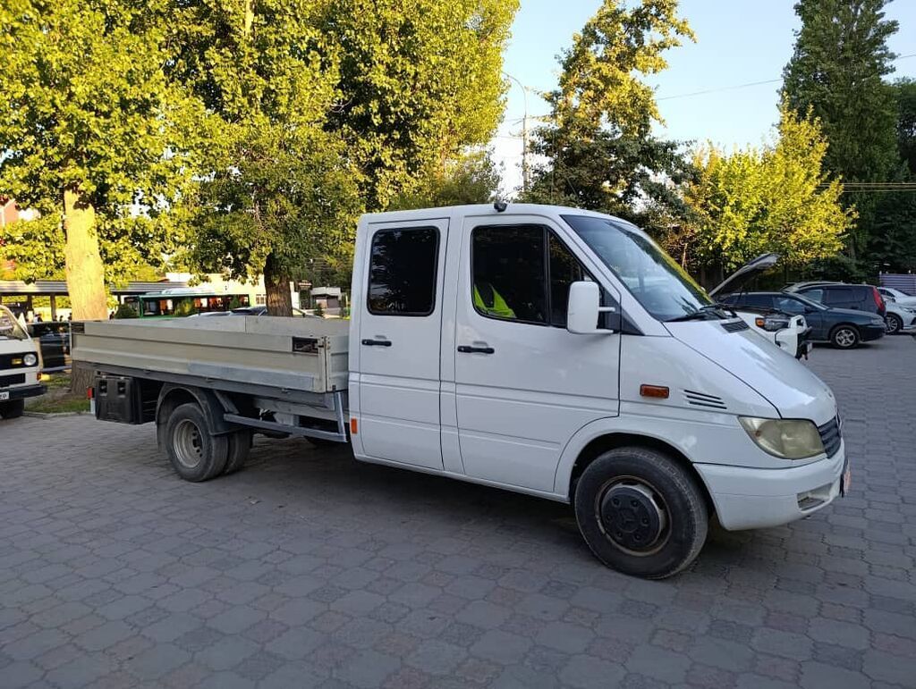 616 обьем 2.7 Mercedes-Benz Sprinter (двухрядная кабина) с бортовой: фото 4