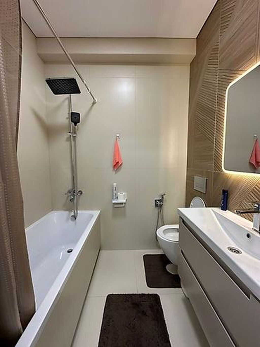1 комната, 42 м², Тунгуч мкр Элитка, 7 этаж, Дизайнерский ремонт: фото 5