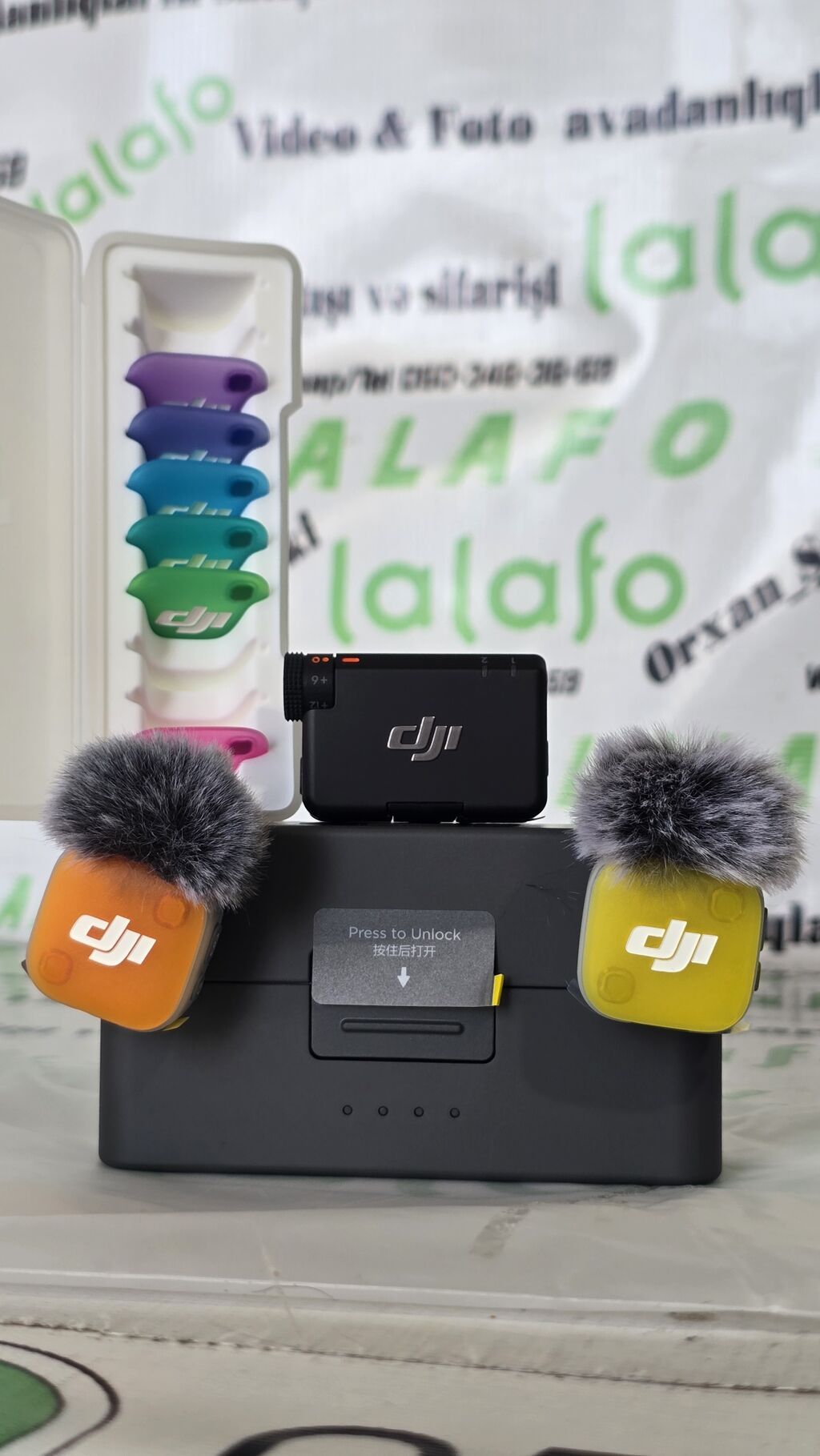 Yeni Simsiz (Bluetooth) Mikrofon Rayonlara çatdırılma