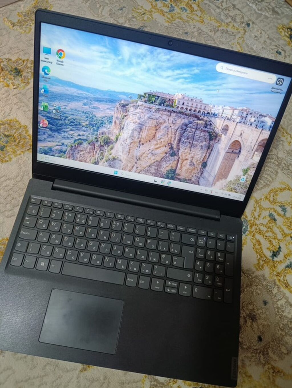 Ноутбук Lenovo 15.6" Основные характеристики: - Экран 15.6", тонкие: фото 2