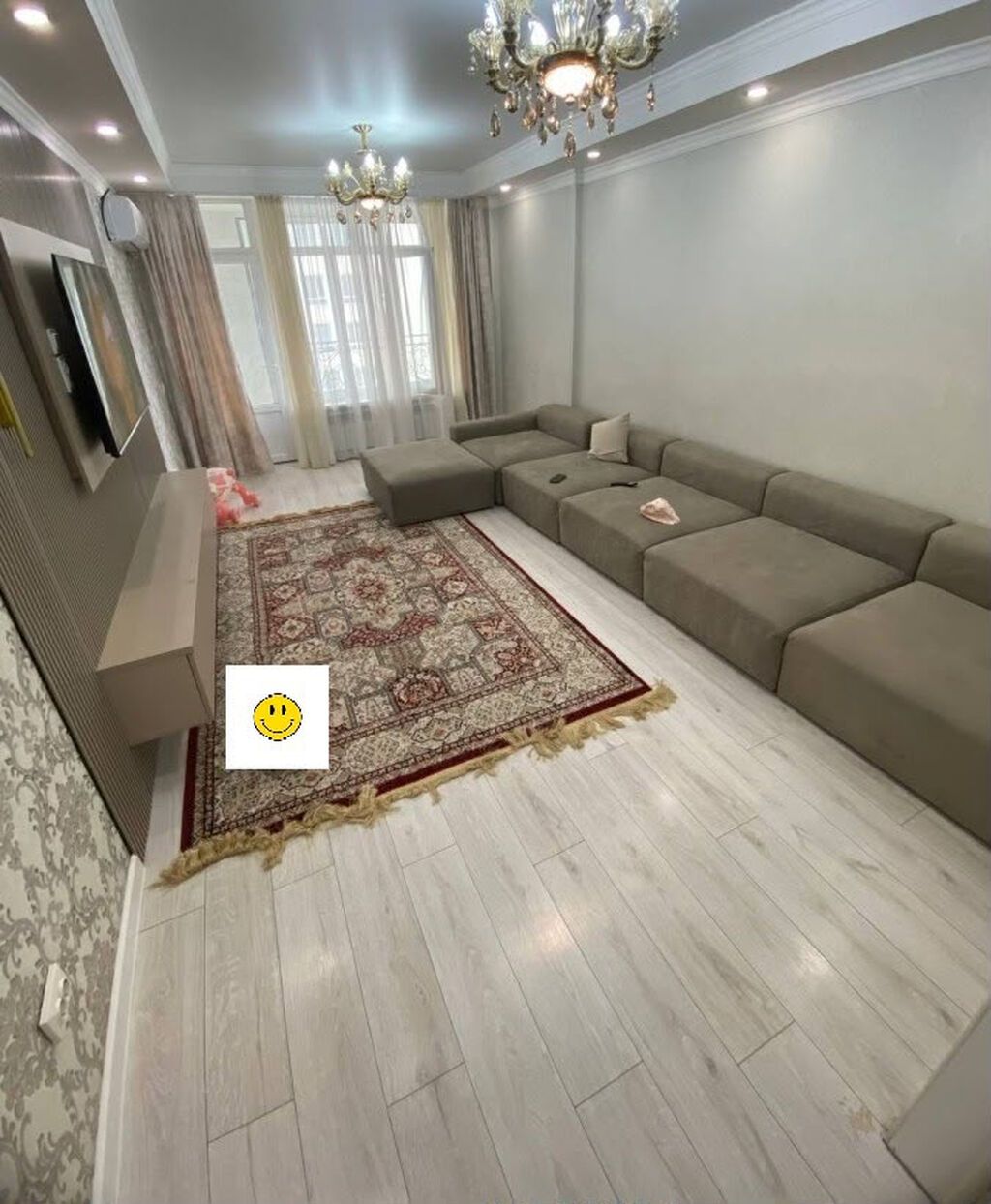 3 комнаты, 97 м², Уметалиева/Фрунзе Элитка, 7 этаж, Евроремонт: фото 6