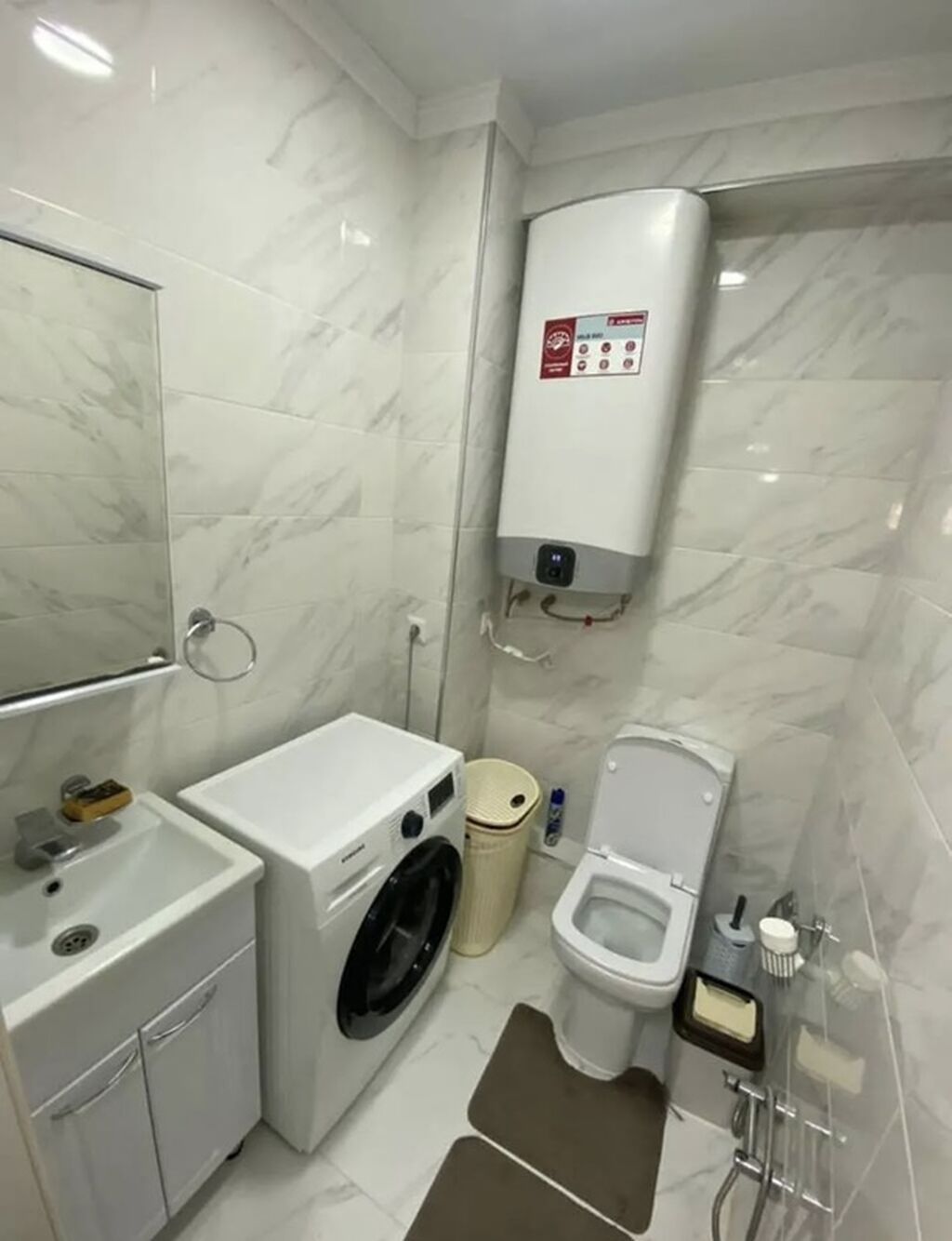 3 комнаты, 95 м², Кок-Жар мкр 1 этаж, Дизайнерский ремонт: фото 6