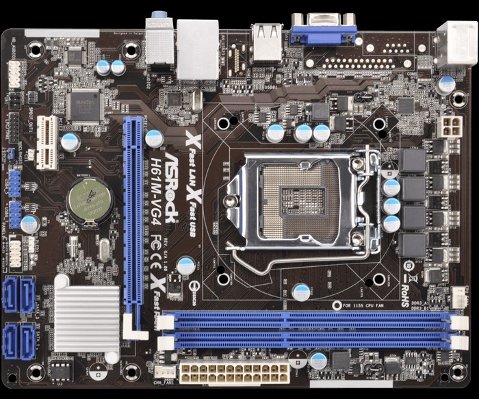 Asrock h61m vg3 какая видеокарта подойдет