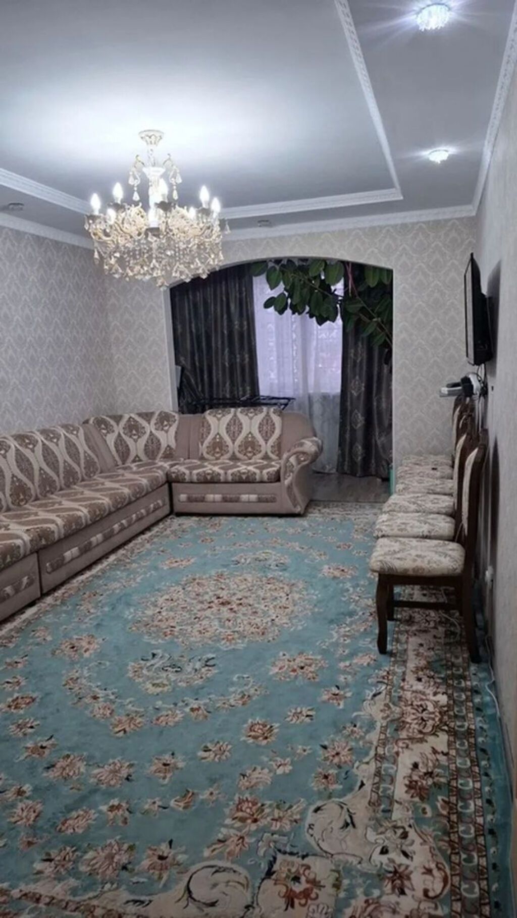 2 комнаты, 67 м², Кок-Жар мкр 9 этаж, Косметический ремонт: фото 7