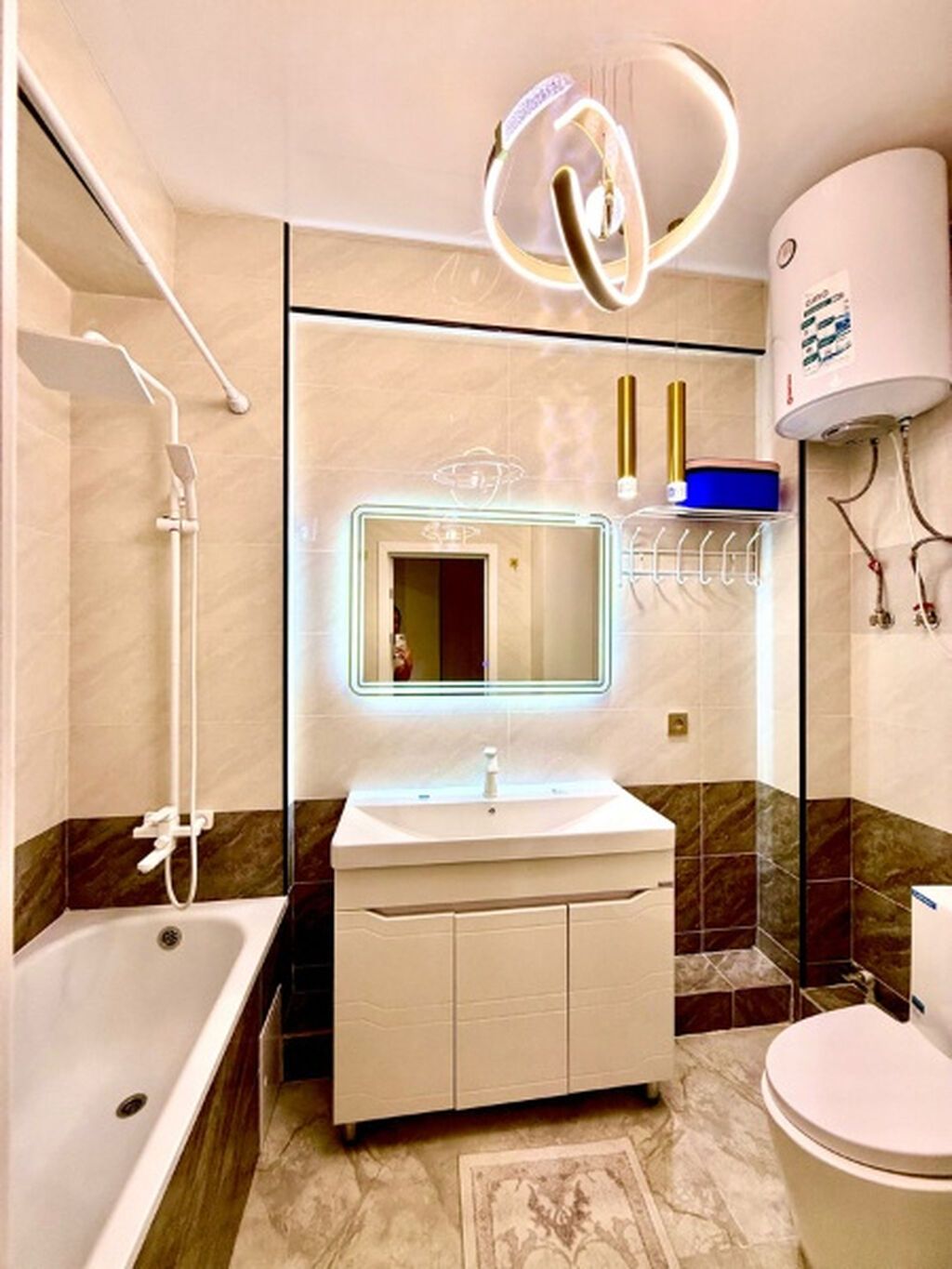 3 комнаты, 84 м², Джал мкр (в т.ч. Верхний, Нижний, Средний) Элитка, 14 этаж, Евроремонт: фото 7