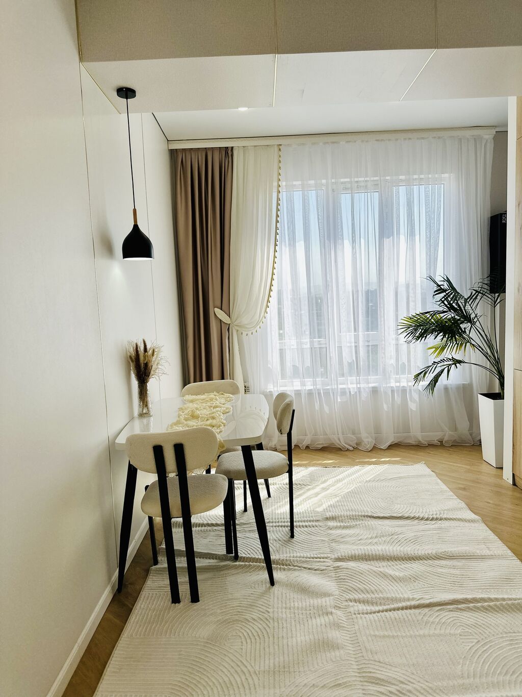 3 комнаты, 63 м², Аламедин-1 мкр Элитка, 12 этаж, Дизайнерский ремонт: фото 4