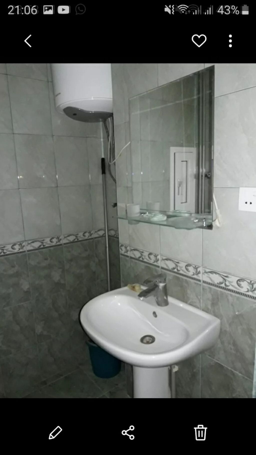 1-room apartment for rent in Həzi Aslanov, 446 m², 425 AZN/mo, photo 4 / 9