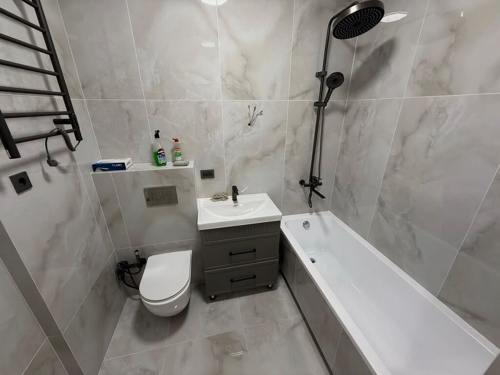 1 комната, 52 м², Асанбай мкр Элитка, 11 этаж, Евроремонт: фото 5