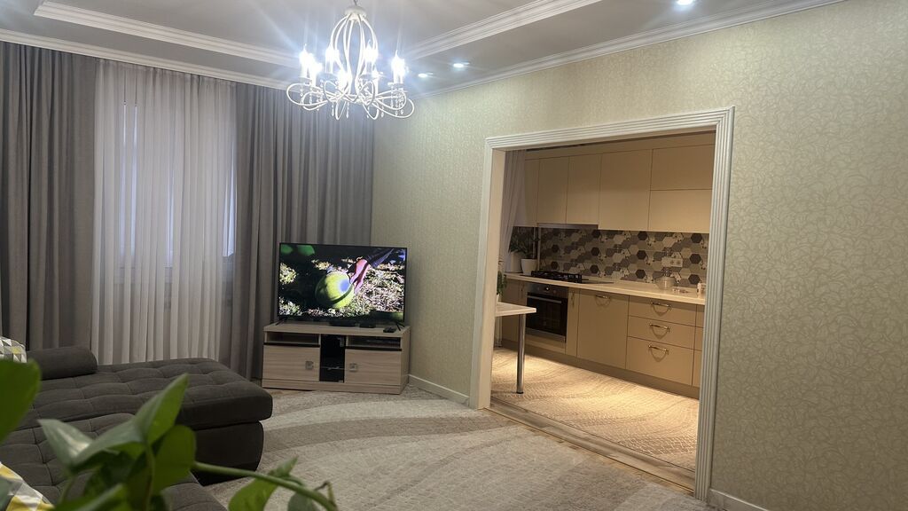 3 комнаты, 110 м², 5 мкр 3 этаж, Евроремонт: фото 7