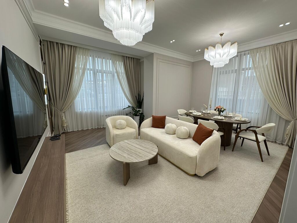 2 комнаты, 75 м², Асанбай мкр Элитка, 1 этаж, Евроремонт: фото 6