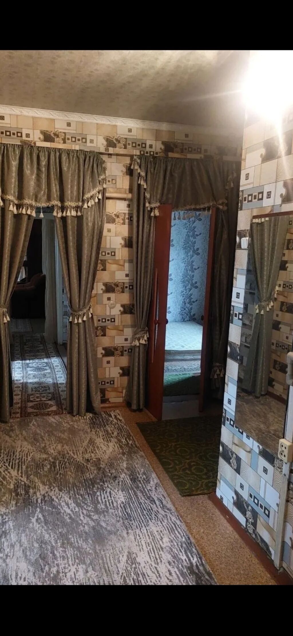 60 м², 3 комнаты, Ошский рынок / базар, Без подселения: фото 5