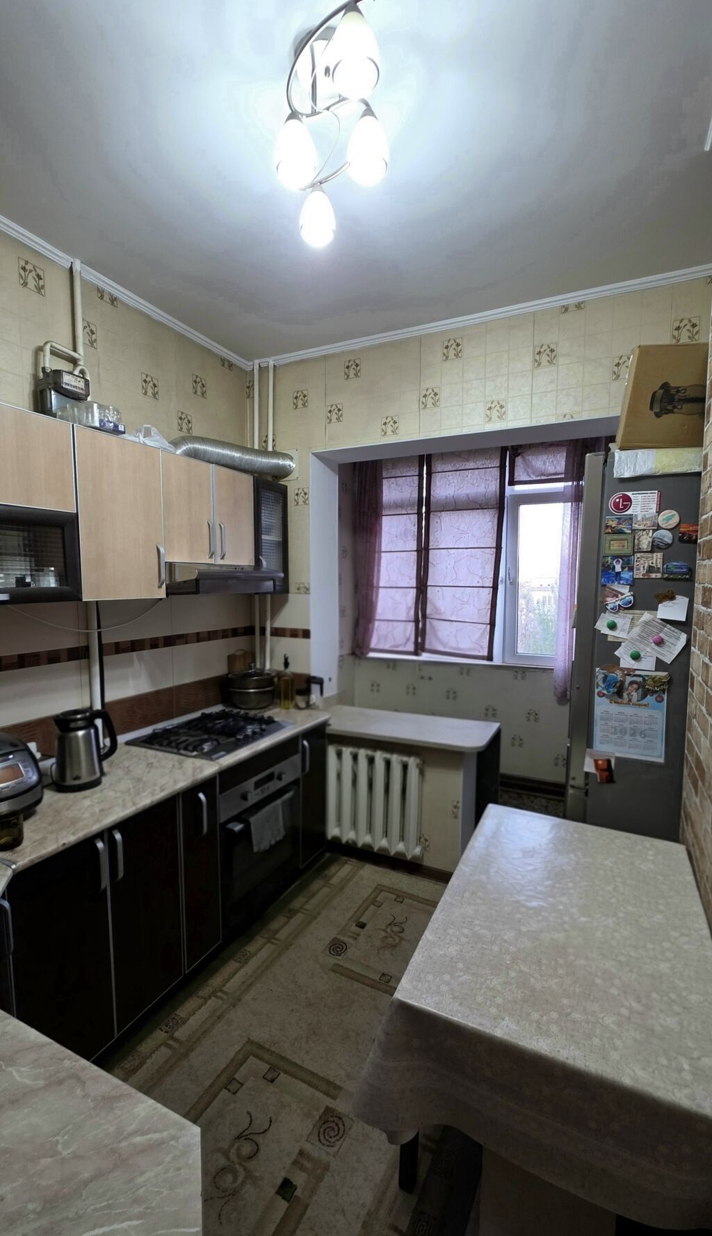 2 комнаты, 55 м², Аламедин-1 мкр 106 серия, 6 этаж, Евроремонт: фото 7