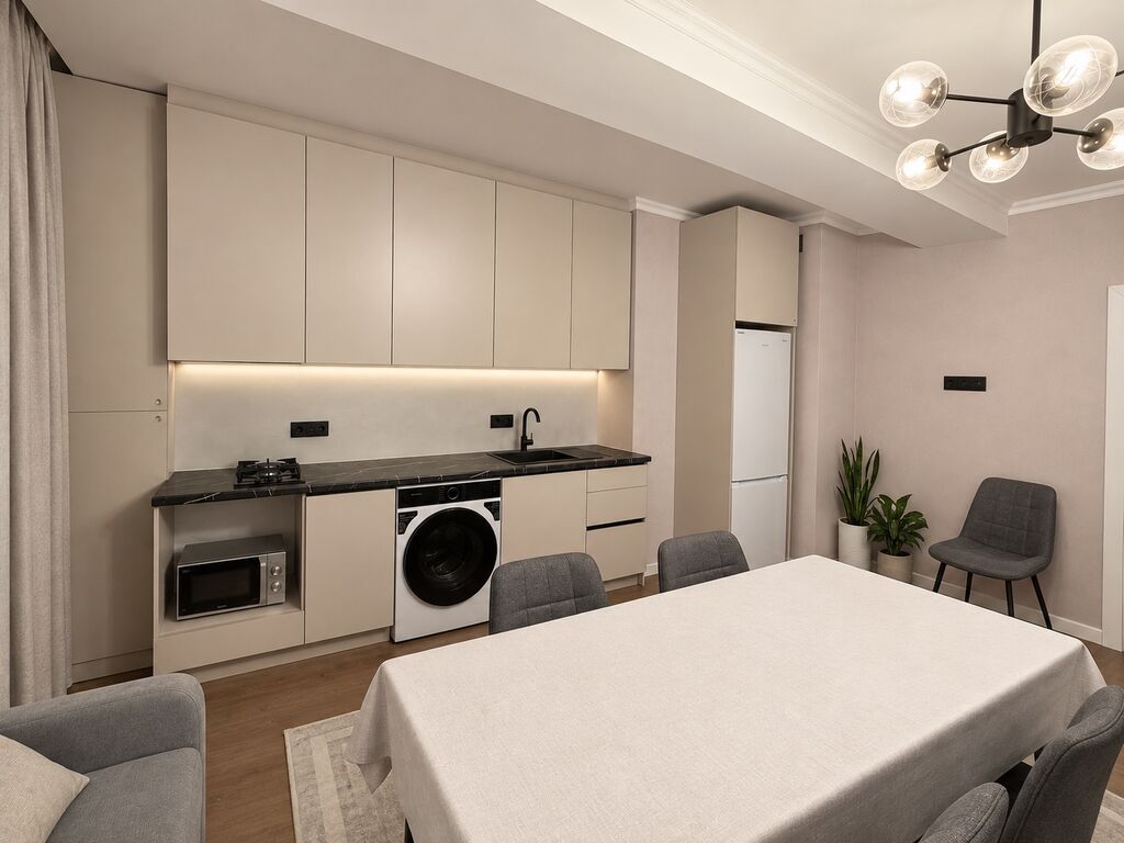 2 комнаты, 55 м², Восток-5 мкр Элитка, 12 этаж, Евроремонт: фото 1