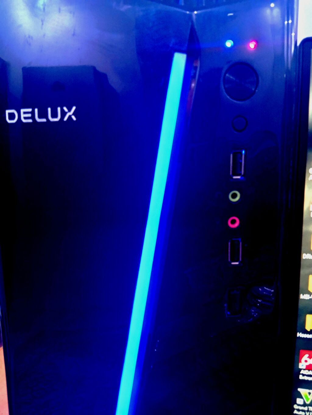 Игровой ПК с подсветкой в кLорпусе DELUX процессор lntel Core i3 4130: фото 5