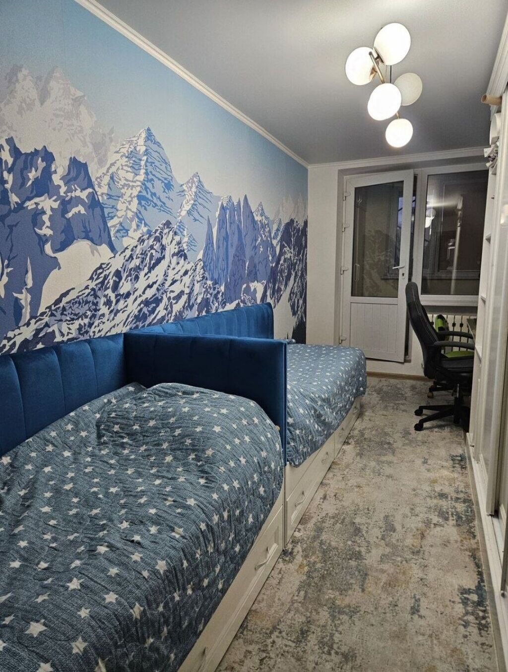 3 комнаты, 78 м², 10 мкр Индивидуалка, 3 этаж, Дизайнерский ремонт: фото 1