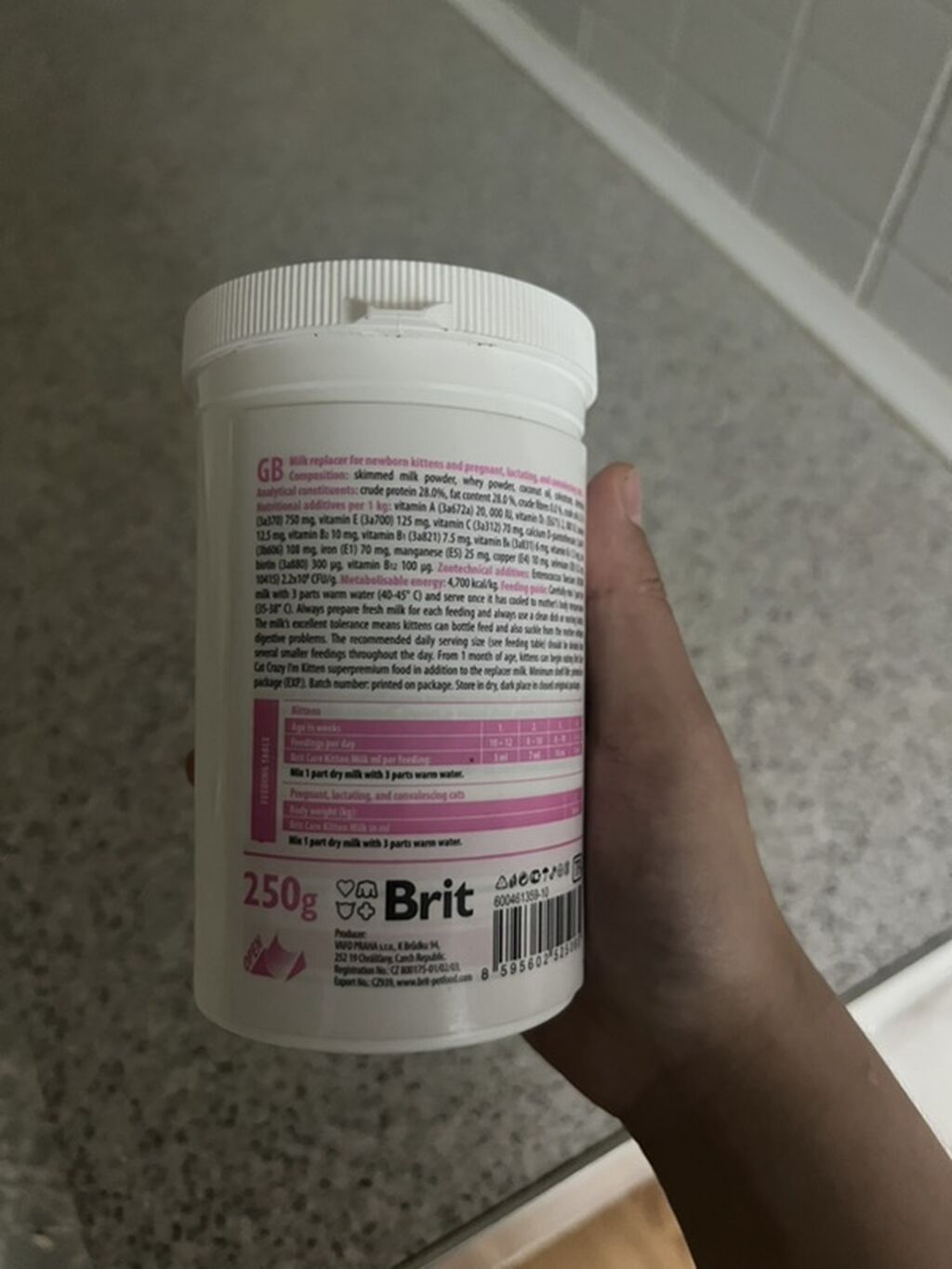 Brit Care Kitten Milk — заменитель молока для котят с первого дня: фото 3