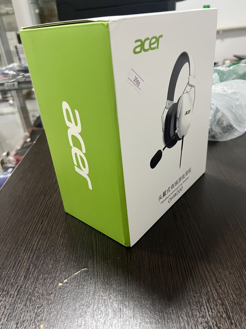 Проводные полноразмерные наушники, Acer, Новый, цвет - Белый — фото 5