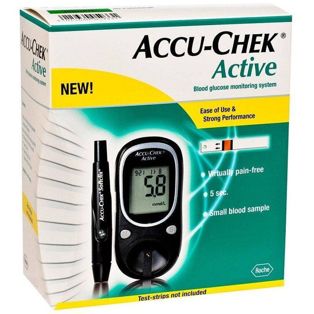 Какой глюкометр лучше. Глюкометр Accu-Chek Active. Акку-чек (Accu-Chek) глюкометр Актив 1 шт. Рош диагностикс ГМБХ. Глюкометр Аккучек Актив. Accu-Chek Active глюкометр комплект.