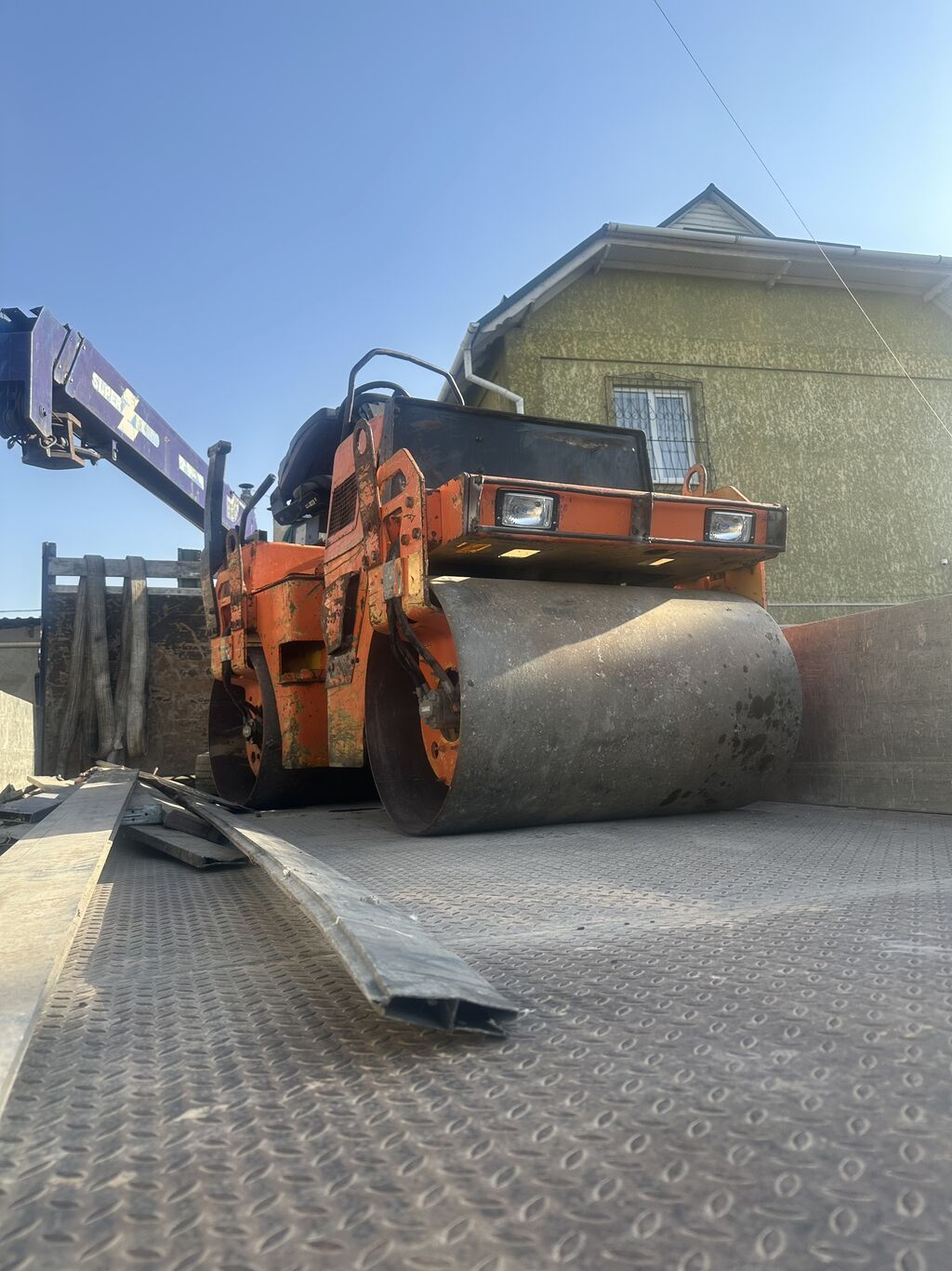 Каток услуги вибро каток 3 тоник за 3 часа 12тысяч сом, Аренда катка: фото 4