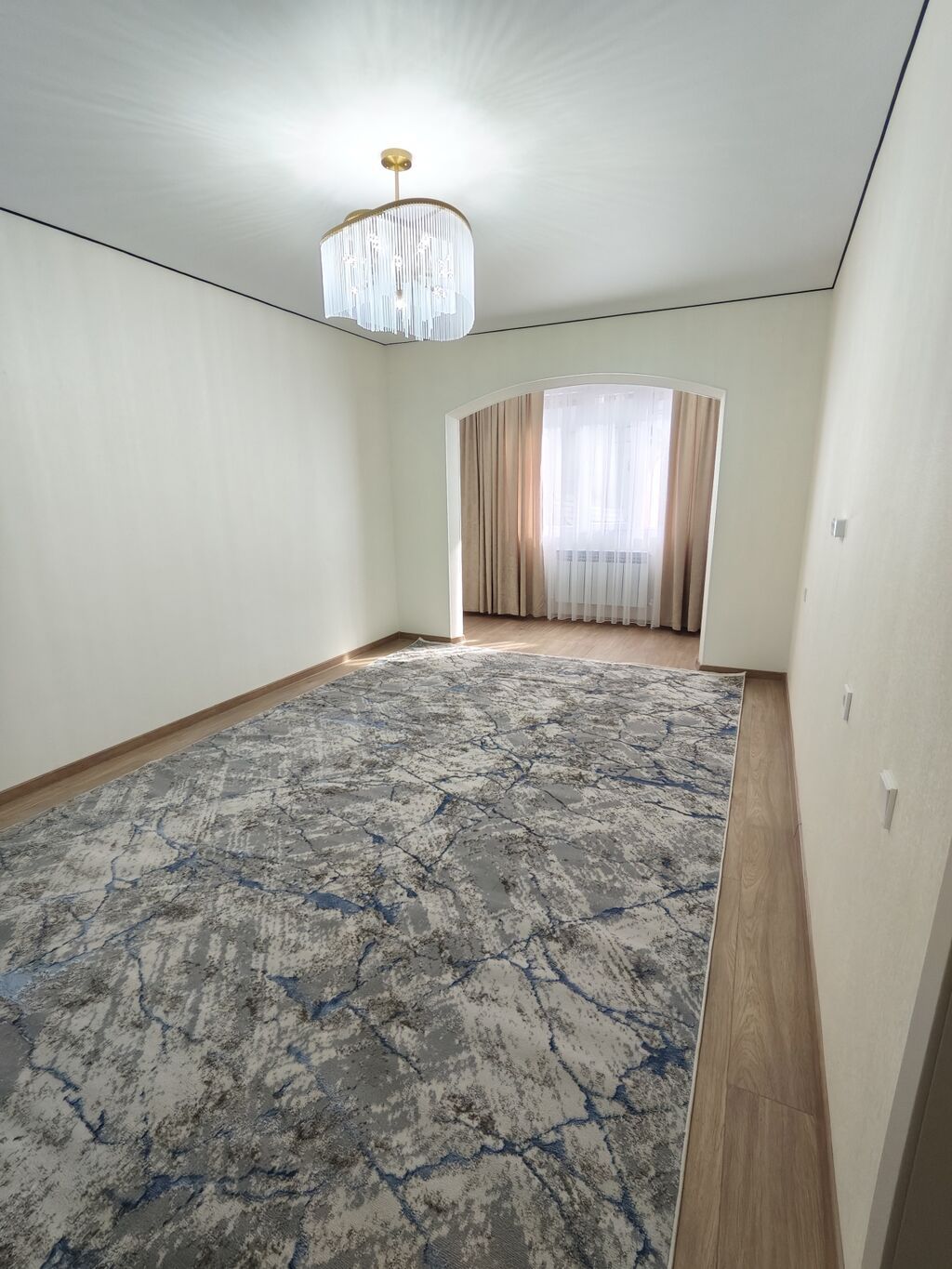 1 комната, 45 м², Тунгуч мкр 106 серия улучшенная, 1 этаж, Дизайнерский ремонт: фото 2