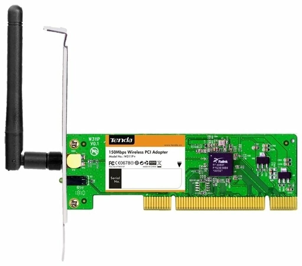 Wi-Fi адаптер PCI 150 Мбит/с
