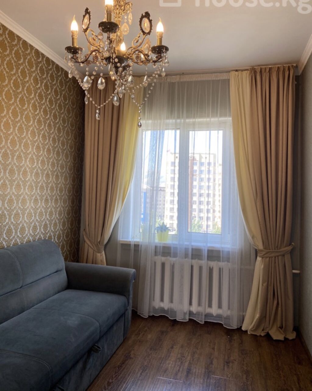 3 комнаты, Семейным, от 1 года, С мебелью полностью: фото 4