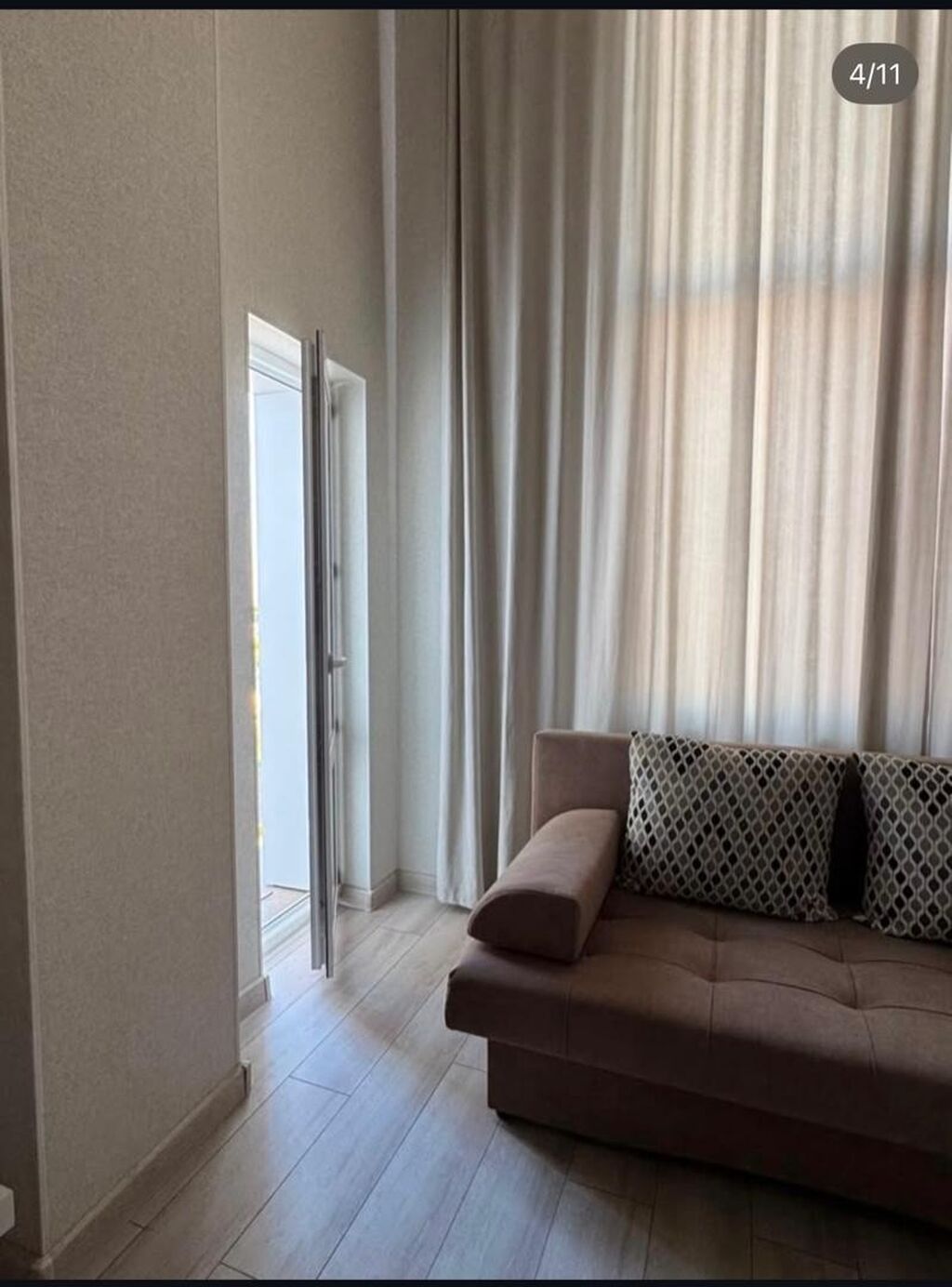 1 комната, 29 м², Аламедин-1 мкр Элитка, 1 этаж, Евроремонт: фото 3