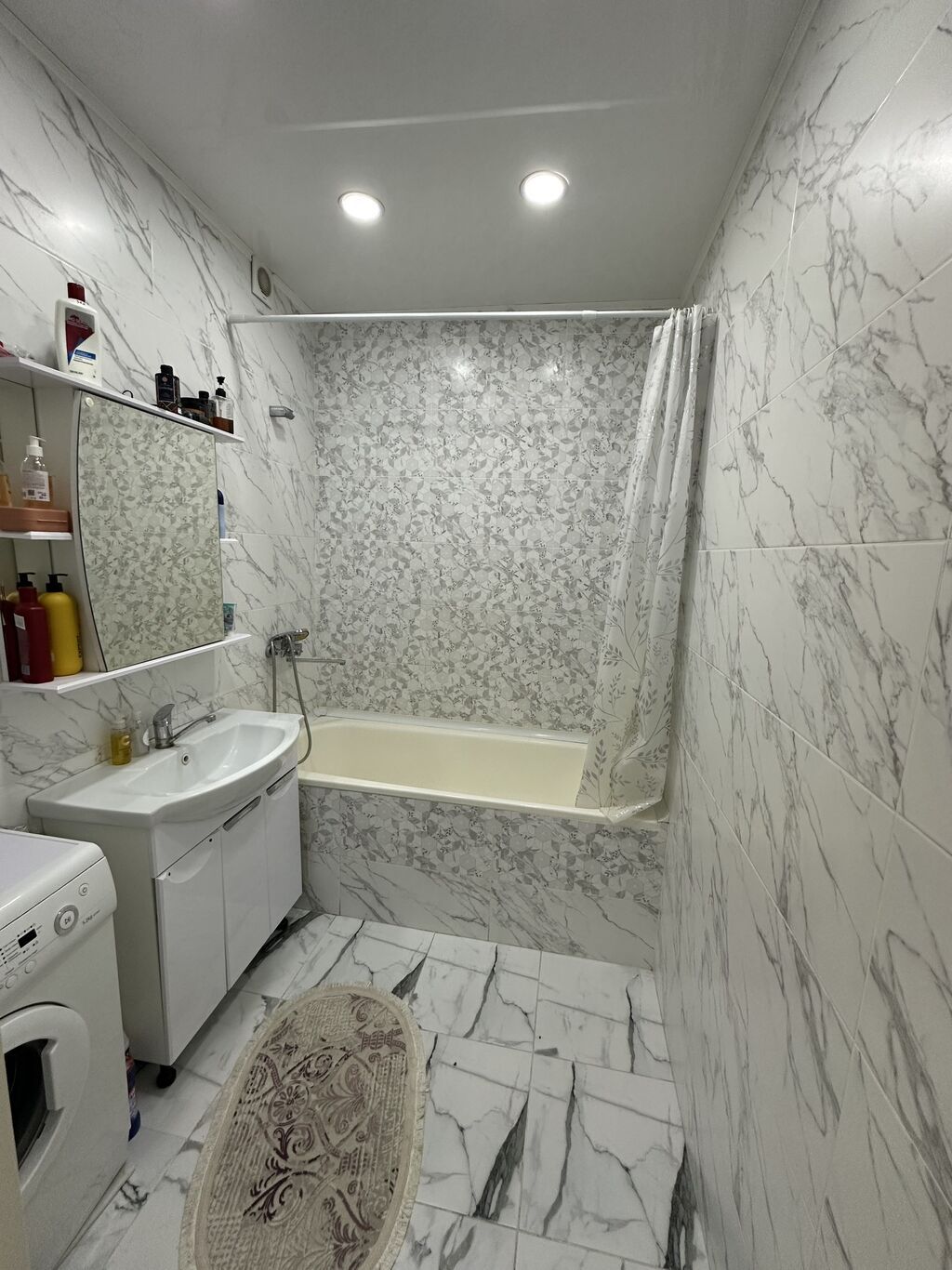 3 комнаты, 80 м², Тунгуч мкр 106 серия, 6 этаж, Евроремонт: фото 6