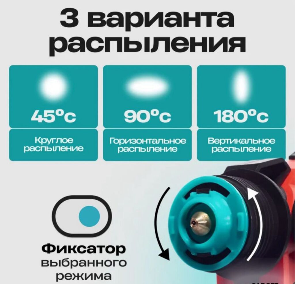 Аккумуляторный краскопульт Spray Gun 21V Купить в Бишкеке — — фото 4