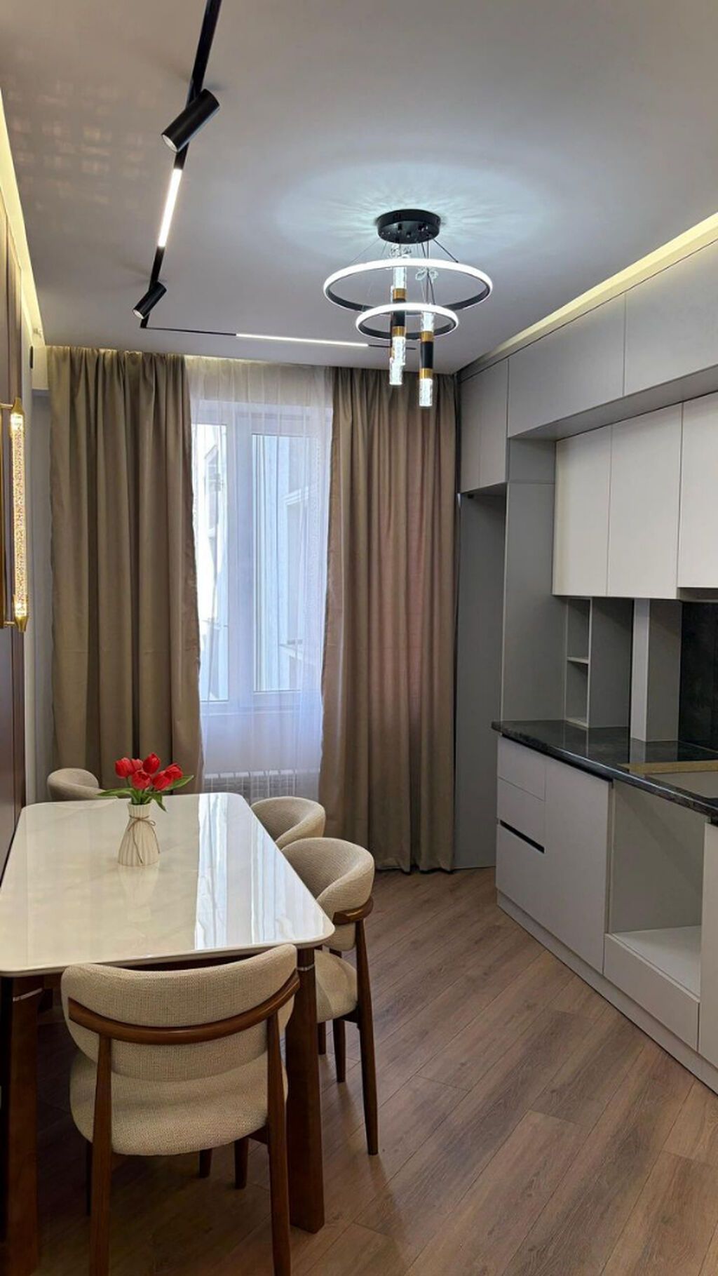 2 комнаты, 60 м², Элитка, 11 этаж, Дизайнерский ремонт — фото 8