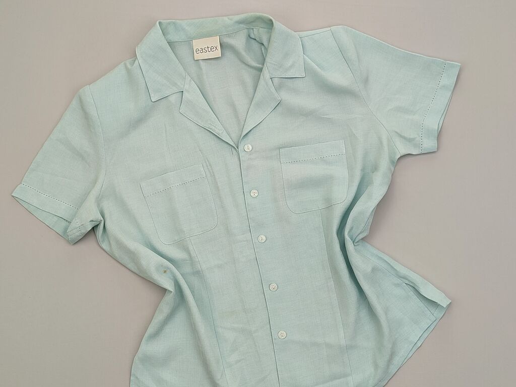 Koszule i bluzki: Koszula XL (EU 42), stan - Dobry, wzór - Jednolity kolor, kolor - Błękitny — 1